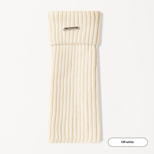 Female Vertical Stripe Slimming Solid Color Retro Sock Set