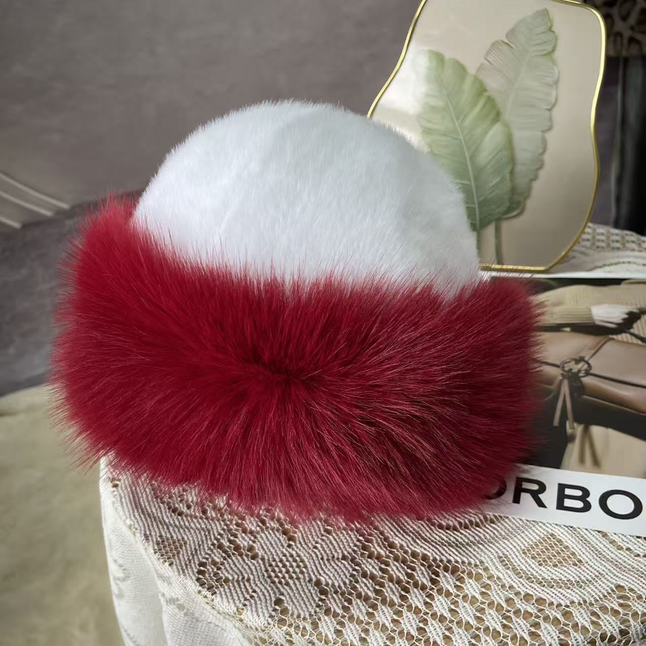 Plush Mongolian Hat For Cold Weather, Warm Fleece-lined Women's Winter Hat