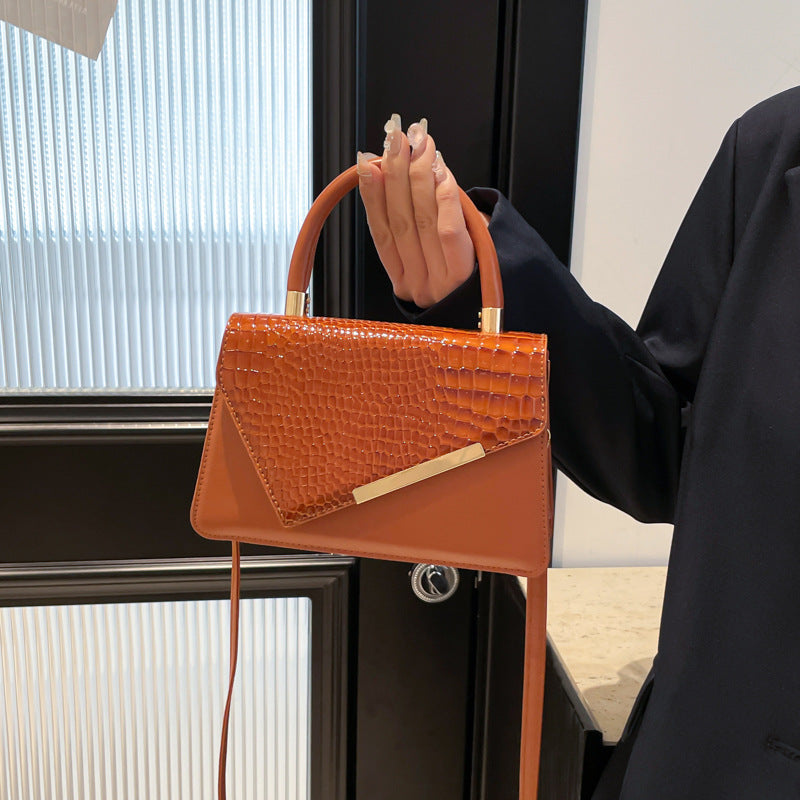 Retro Minimalist Large-capacity Casual Small Square Handbag