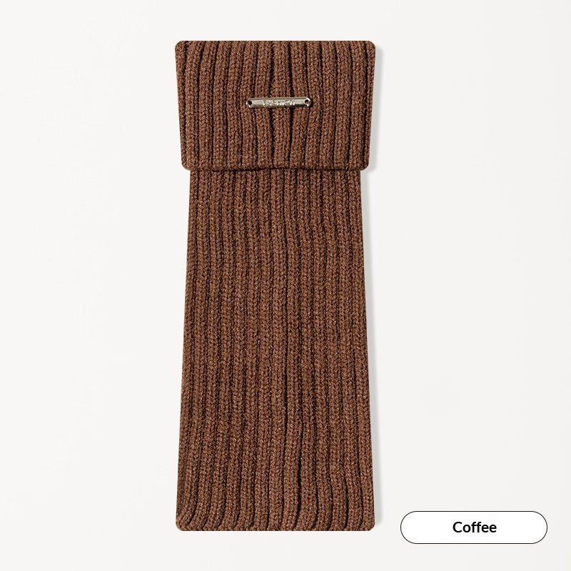 Female Vertical Stripe Slimming Solid Color Retro Sock Set