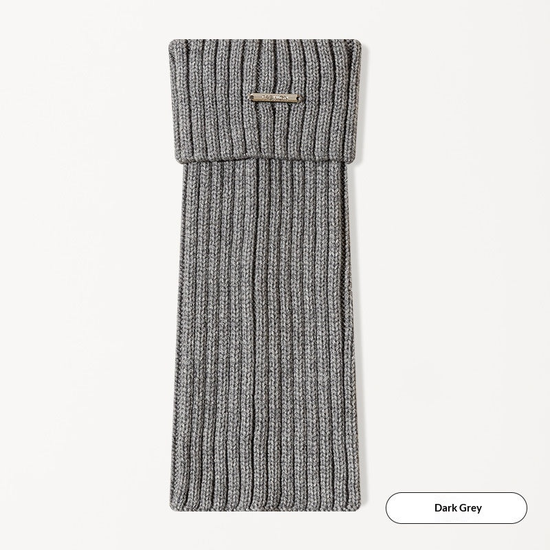 Female Vertical Stripe Slimming Solid Color Retro Sock Set