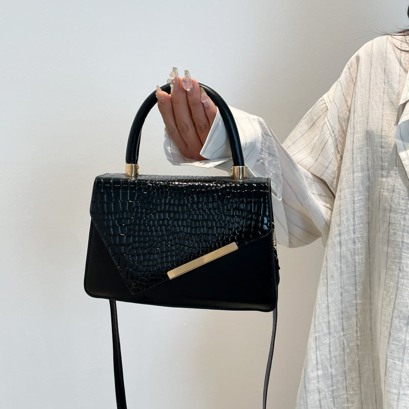 Retro Minimalist Large-capacity Casual Small Square Handbag