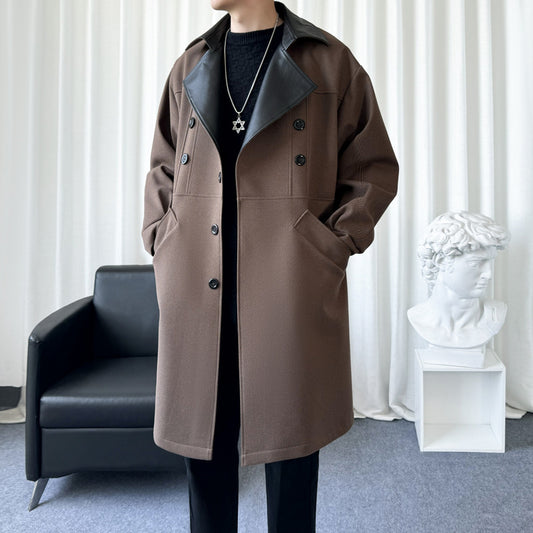 Youth Stylish Men's Handsome Versatile Trench Coat