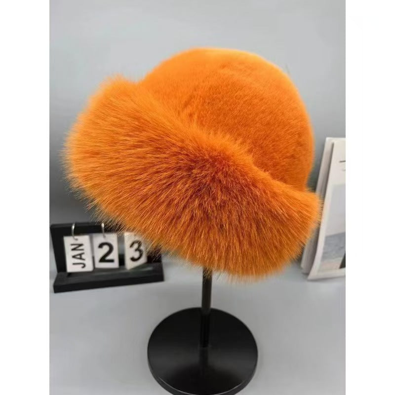 Plush Mongolian Hat For Cold Weather, Warm Fleece-lined Women's Winter Hat